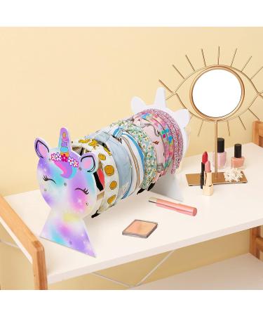 Basumee Unicorn Headband Holder Organizer - Girls Hair Hoop Display Stand for Fantasy Room Decor - Buy Online on GoSupps.com