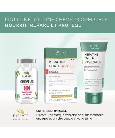 BIOCYTE Keratin Forte Masque - Strength and Shine Hair Mask - Keratin Based - Repairs and Nourishes Damaged Hair - 150 ml - Buy Online on GoSupps.com