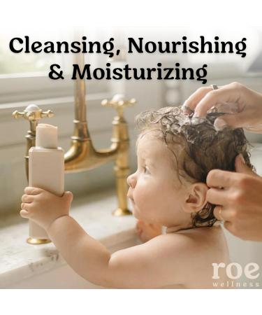 Roe Wellness Toddler & Baby Body Wash & Shampoo | Moisturizing Fragrance-Free Sensitive Skin | Natural Vanilla Clean Ingredients | 9.4 fl oz - International Shipping Available - Buy Online on GoSupps.com