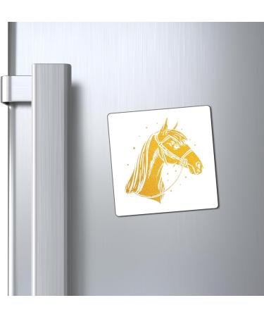 Hilarious Horseback Riding Horses Foal Donkey Enthusiast Humorous Racehorse Town Country Eohippus Lover Magnets 3" 3" - Buy Online on GoSupps.com