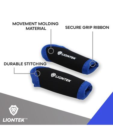 Single Finger Sleeve Pair - Compression Sports Sleeve for BJJ MMA Basketball & Weight Lifting - Large Size - Buy Online on GoSupps.com