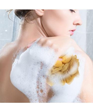 3pcs Flower Bath Ball Mesh Pouf - Exfoliating Baby Sponge & Kids Loofah | Reusable Shower Puff - Buy Online on GoSupps.com