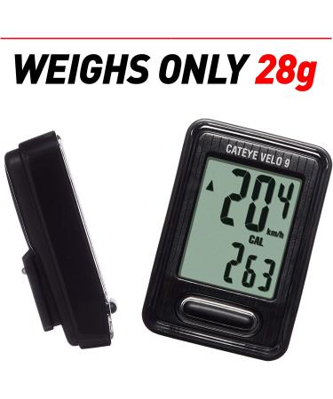 CAT EYE Velo 9 Wired Bike Computer - US Seller Warranty | Buy with Confidence - Buy Online on GoSupps.com