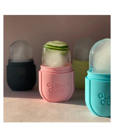 Glow Cube Ice Roller - Reusable Facial Treatment for Brightening Skin & Reducing Puffiness (Pastel Pink) - Buy Online on GoSupps.com