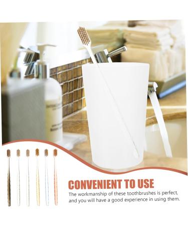 Minkissy 12th Crystal Handle Toothbrush - Kids & Adults Oral Hygiene Travel-Friendly Daily Toothbrushes Implants & Tooth Care Guide - Buy Online on GoSupps.com