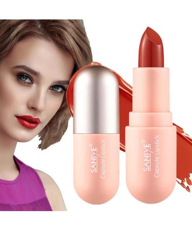 JINGLING Pill Lipstick Waterproof Solid Pill Matte Lipstick Moisturizing Lipstick in Tablet Form Portable Lipstick for Long Lasting Use 03 - Buy Online on GoSupps.com