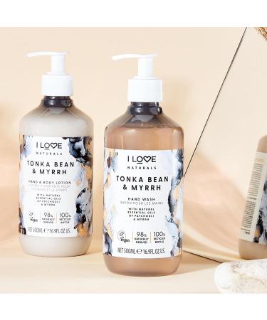 I LOVE Tonka Bean and Myrrh Hand Wash - Moisturizing Hand Soap with Essential Oils - Skin Smoothing Formula - Plant-Based Cleansers - 3 pc Fresh 16.9 Ounce (Pack of 3) - Buy Online on GoSupps.com