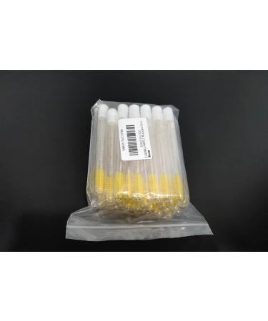 Buy Ebanku 40-Piece Yellow Diamond Empty Mascara Tube Set | Eyelash Brush & Makeup Tubes for Extensions - International Shipping Available - Buy Online on GoSupps.com