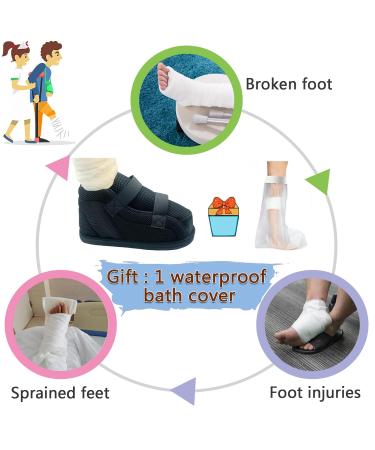 Post Op Shoe for Broken Foot | Adjustable Recovery Shoes for Fractures & Swollen Feet | Unisex Ankle Support - Buy Online on GoSupps.com