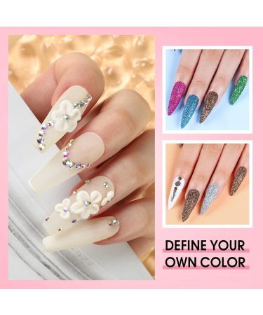 Acrylic Nail Kit for Beginners | Complete Set with Drill & UV Light | Professional Acrylic Powder & Glitter Decorations | Perfect Gift for Women - Buy Online on GoSupps.com