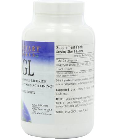 Planetary Herbals DGL Licorice 200 Chewable Tablets - Digestion Support - Buy Online on GoSupps.com