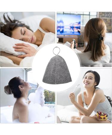 Coheali Shower Hood & Sauna Cap Set - Plush Bathing Towel Headgear for Men & Women | Portable Spa Accessories - Buy Online on GoSupps.com