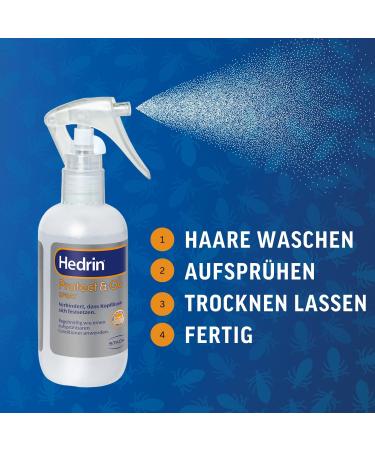 HEDRIN Protect&Go Spray - Clinically Tested Lice Protection Spray - 120 ml - Well Tolerated & Effective Against Infestations - International Shipping Available - Buy Online on GoSupps.com