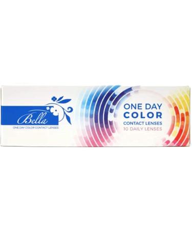 Buy Bella 1-Day Bluish Gray Colored Lenses - Natural Look for Dark Eyes | 10x Daily Lenses No Prescription Needed - Buy Online on GoSupps.com