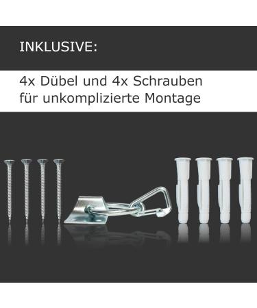 Augtop Stainless Steel Fastening Hooks for Horses & Cattle - Connect & Support with Screws & Dowels - Buy Online on GoSupps.com