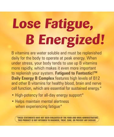 Nature's Way Fatigued to Fantastic! Daily Energy B Complex - 120 Veg Capsules for Vitality - Buy Online on GoSupps.com