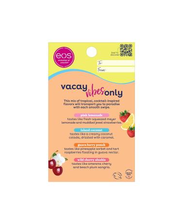 eos Vacay Vibes Lip Balm Variety Pack - Island Flavors - 0.14 oz 4-Pack - Buy Online on GoSupps.com