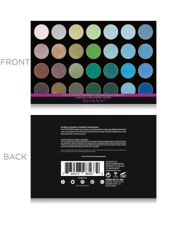 SHANY Masterpiece 28 Colors Eye shadow Palette/Refill - Let's Make Waves - Buy Online on GoSupps.com
