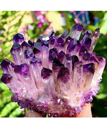 Natural Crystal Rough Natural Crystal 1 Pack of Purple Phantom Quartz Cluster Ore Power Stone Crystal 400g - Buy Online on GoSupps.com