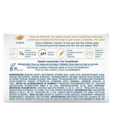 Dove Original Soap Bar 4.75 oz (135g) - Pack of 1 | Moisturizing Beauty Bar - Buy Online on GoSupps.com