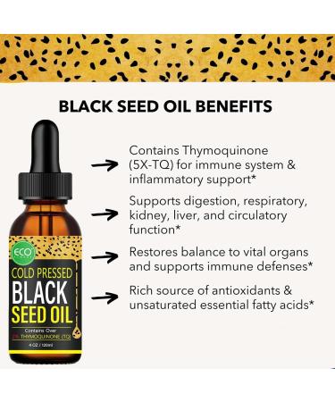 Black Seed Oil 100% Virgin Cold Pressed Organic Black Currant Seed Oil Black Cumin Seed Oil Super Antioxidant for Hair & Skin | Vegan Gluten-Free Non-Gmo 2fl Oz - Buy Online on GoSupps.com