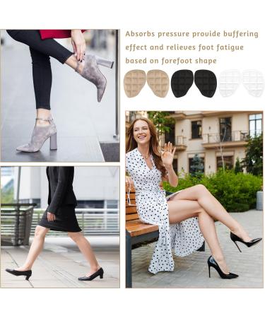 6 Pairs Metatarsal Pads for Women | Anti-Slip Ball of Foot Cushions for Pain Relief & Bunion Support - Buy Online on GoSupps.com