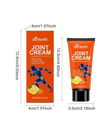 JOYVOIDX Joint Comfort Cream with Turmeric Soothing & Moisturizing Formula with Vitamin C for Muscle and Joint Support 2.12 oz / 60 g - Buy Online on GoSupps.com