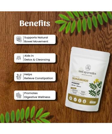  Neel Ayurvedics Neel Ayurvedics Sonamukhi | Senna Leaves | Mindhiaval Powder - 300 GM - Buy Online on GoSupps.com