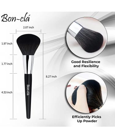 Bon-cl Large Powder Brush - Fluffy & Soft | Grasp Powder Evenly | Premium & Durable for Daily Makeup - Buy Online on GoSupps.com