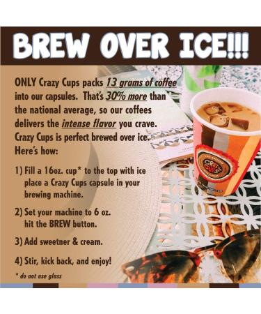 Crazy Cups Flavored Coffee Pods Variety Pack - 72 Count, Medium Roast K Cups with Pumpkin Flavor - Recyclable Single Serve Coffee Pods for Keurig Machines - Buy Online on GoSupps.com