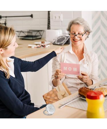 Travel Makeup Mirror for Mom | 2X Magnifying Compact Mirror | Mother's Day & Birthday Gifts from Daughter and Son - Buy Online on GoSupps.com