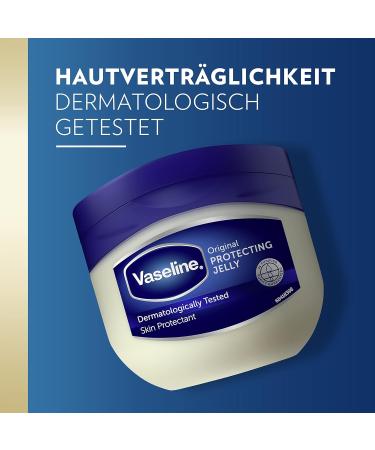 Vaseline Original Protecting Jelly 100ml | Dermatologically Tested Petroleum Jelly for Damaged & Dry Skin - Buy Online on GoSupps.com