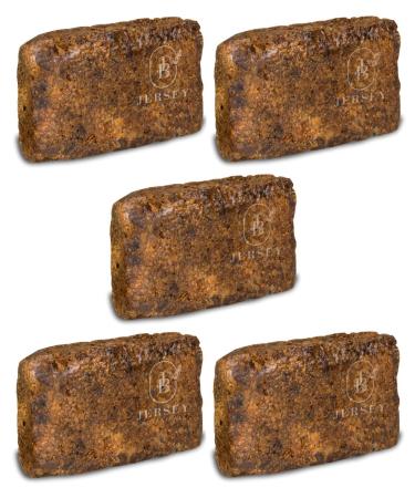 Raw African Black Soap 5 lb. Bar Acne Treatment & Dark Spot Remover. All Skin Types-Face  Body  and Hair. From Ghana  West Africa. Anti-Aging  Ethnic  or White Oily Skin. Use Our Shea Butter afterward