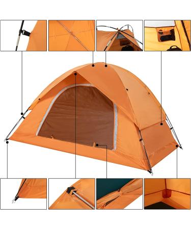 Clostnature Jungle Green Camping Tent - Waterproof 2/4/6 Person Tent for Family, Outdoor, Kids, Scouts - All Weather/Season Easy Up Tent - Buy Online on GoSupps.com