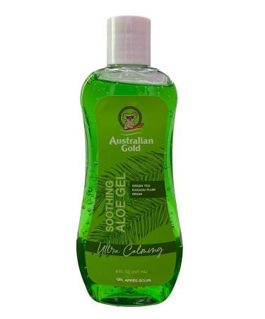 Australian Gold Soothing Aloe Vera After Sun Gel | Relieves Sunburn Pain | Hot & Itchy Skin Relief | 8 Fl Oz - Buy Online on GoSupps.com