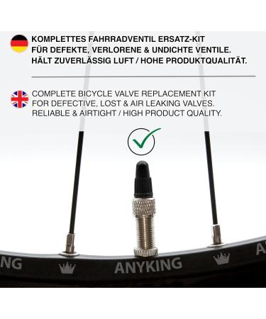 Bicycle Valves Replacement Set - 8 Parts Dunlop Flash Valve Kit for PUKY City & Holland Bikes | Durable Spare Parts & Accessories - Buy Online on GoSupps.com