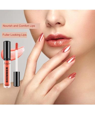 Buy Lip Gloss Gift Set | Hydrating & Plumping 6 Shimmer Colors Vegan & Cruelty Free Paraben Free - Buy Online on GoSupps.com