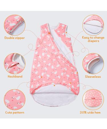 Beeweed Baby Sleeping Bag 1.5 Tog | 100% Cotton Wearable Blanket | Unisex Sleeveless Swaddle Sack for Toddlers | All Seasons Sleep Bag 6-18 Months - Buy Online on GoSupps.com