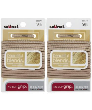 Scunci Spiral Ponytailers with NS Inner Core 6CT (Pack of 4)