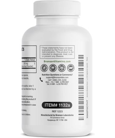 Bronson Rhodiola Rosea 1000mg - Adaptogenic Herb for Stress & Mood Support - Non-GMO 120 Veg Capsules - Buy Online on GoSupps.com