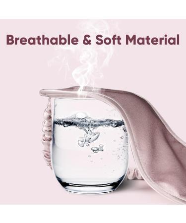 Soft Silk Sleep Masks - 4 Pack Eye Covers for Travel & Night Sleep | Black Grey Navy Pink - Buy Online on GoSupps.com