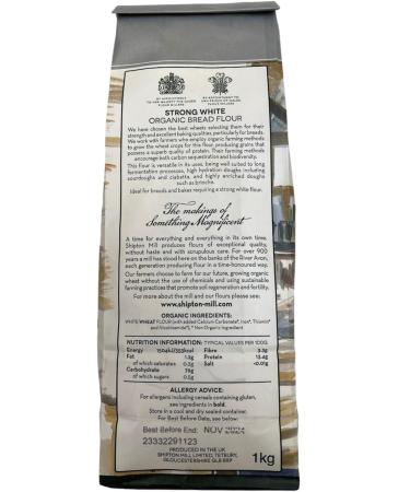 Shipton Mill Strong White Bread Flour 1Kg l Traditional White Flour l English Grain - Buy Online on GoSupps.com