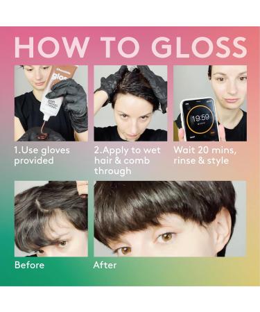 Josh Wood Hair Gloss (Chocolate) - Velvety Chocolate Brown Shade, 6-Wash Semi-Permanent Vegan Formula - 100ml Cream - Buy Online on GoSupps.com