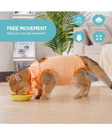 Avont Katzenbody for Cats - Post-Op Recovery Suit Leak Protection & Wound Care - Large Apricot - Buy Online on GoSupps.com