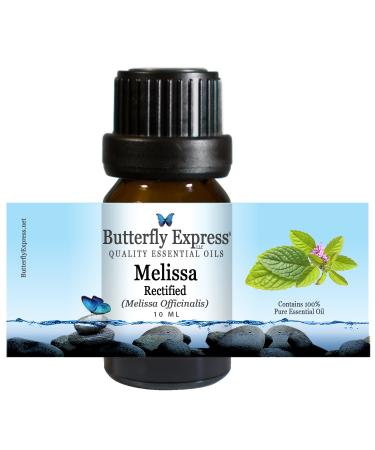 Melissa Rectified Essential Oil 10ml - 100% Pure - by Butterfly Express