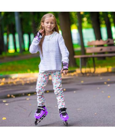METROLLER Adjustable Inline Skates | Light Up Wheels | Beginner Skates for Kids & Adults | Purple | Sizes 4-7 US - Buy Online on GoSupps.com