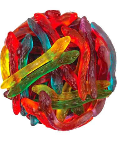 Twin Snakes Sour & Sweet Gummy Sweets Soft Candy Delightful Duo Cherry Orange Apple Lemon Blueberry Blackcurrant - 2x Share Bags 160g - Buy Online on GoSupps.com