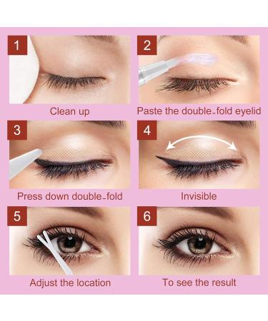 Eyelid Tape Double Eyelid Stickers: Invisible Eyelid Lifter Strips 480Pcs/3Sizes Instant Eyelid Lift for Women - Buy Online on GoSupps.com