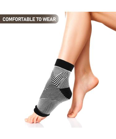 Buy Healvian Elastic Ankle Sleeve - Breathable Ankle Braces & Supports for Ultimate Comfort | International Shipping Available - Buy Online on GoSupps.com