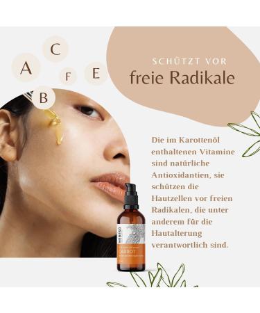 100% Organic Cold Pressed Carrot Oil - 100ml | Beautiful Tan & UV Protection | Restores Elasticity & Smoothness - Buy Online on GoSupps.com